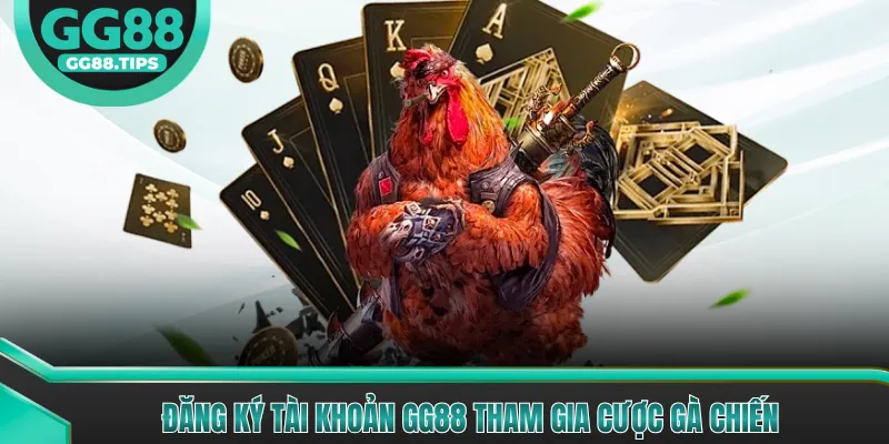 Đăng ký tài khoản GG88 tham gia Cược gà chiến